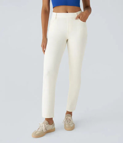 NOELLE High-Waisted Stretch Pants