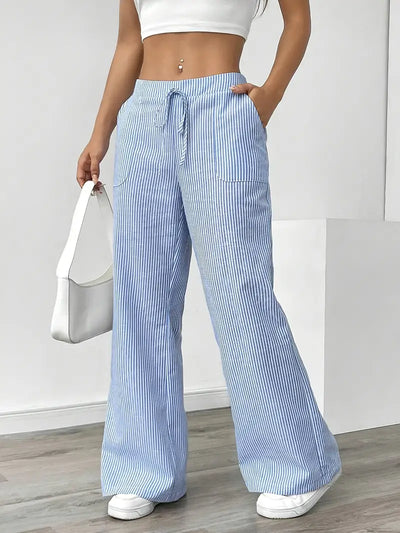 Elena Relaxed Stripe Pants