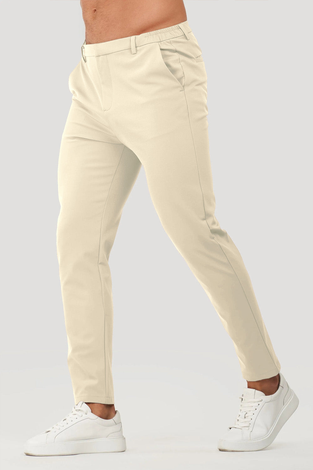 Cream Motion Pants