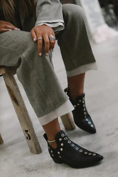 Arden Studded Pointed Boots