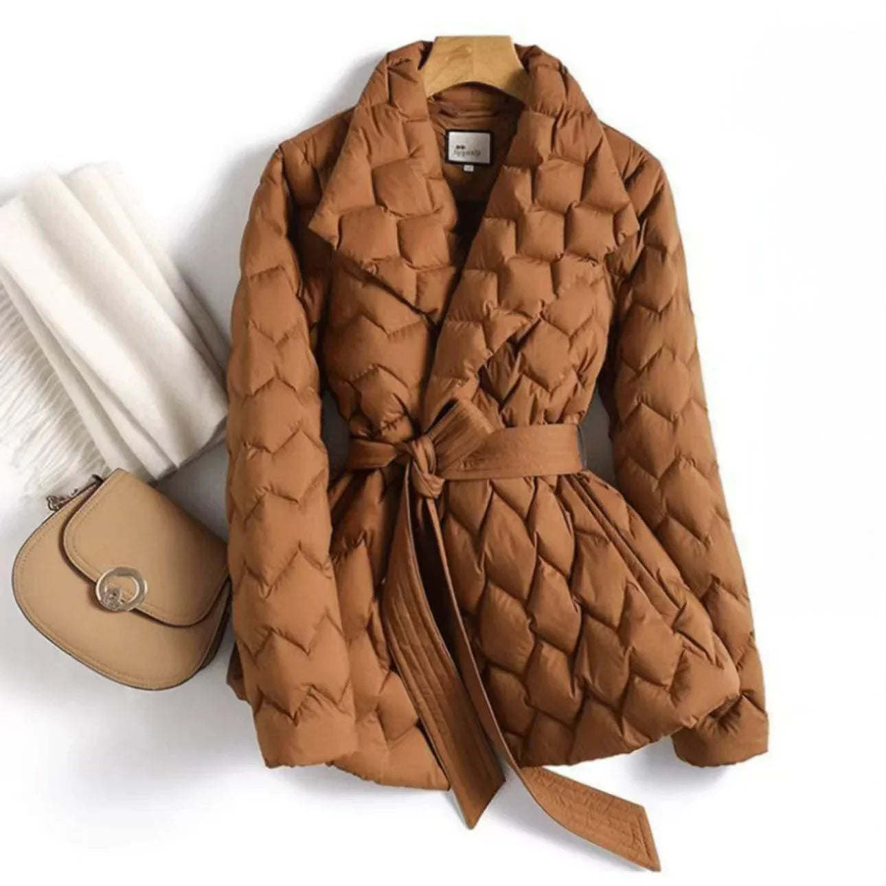 Tahlia Cross-Over Quilted Jacket