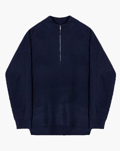 Navy Men’s Half-Zip Sweater