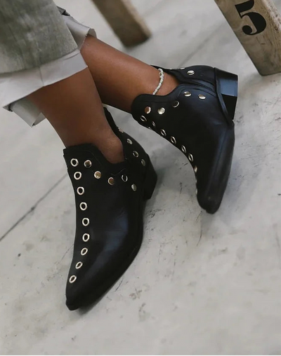 Arden Studded Pointed Boots