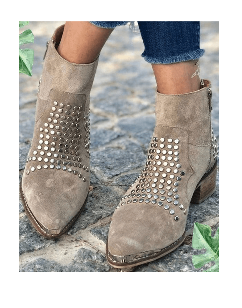 Sloane Studded Edge Boots