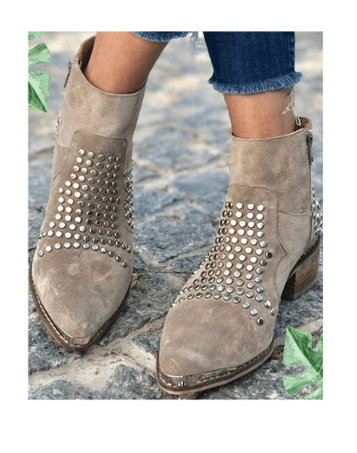 Sloane Studded Edge Boots