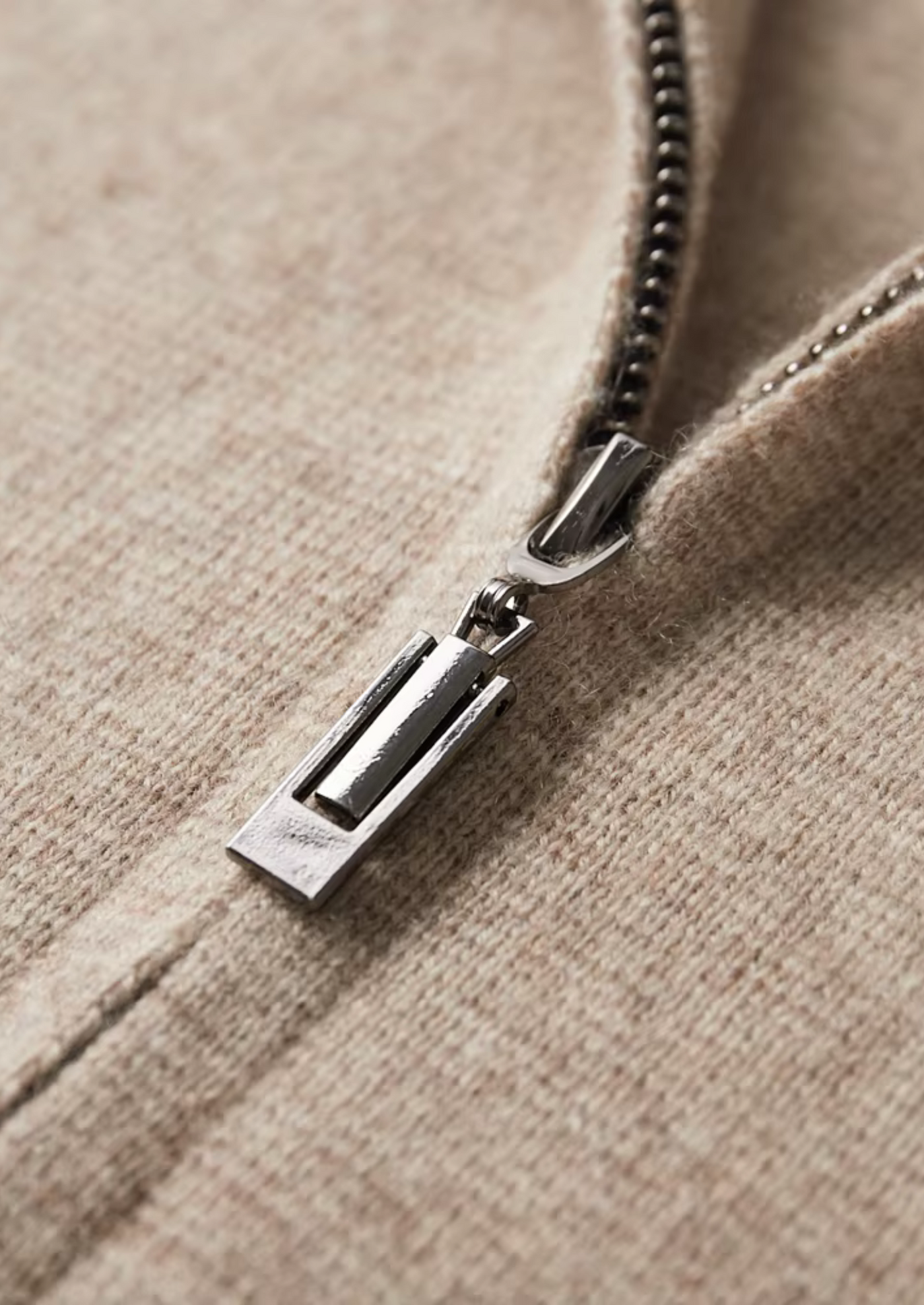 Ultra-Fine Merino Wool Zip