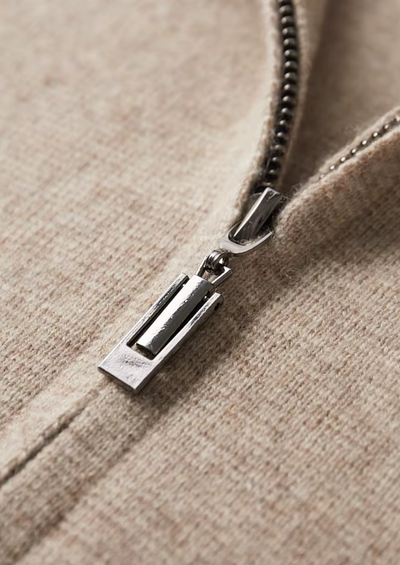 Ultra-Fine Merino Wool Zip