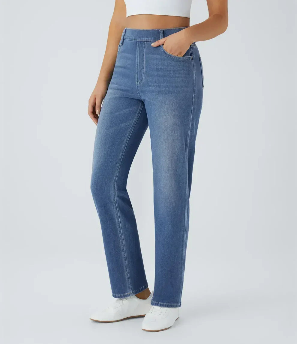 NOELLE High-Waisted Stretch Pants