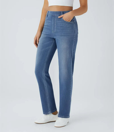 NOELLE High-Waisted Stretch Pants
