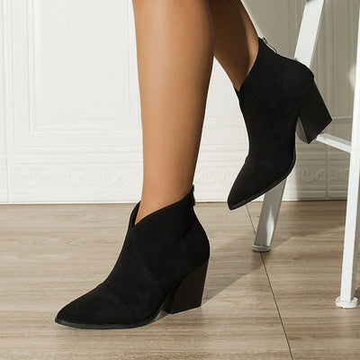 Emeryn Pointed Ankle Boots