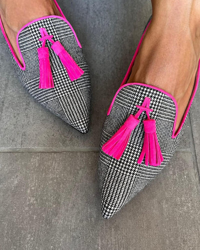 Saylor Fluo Fringe Loafers