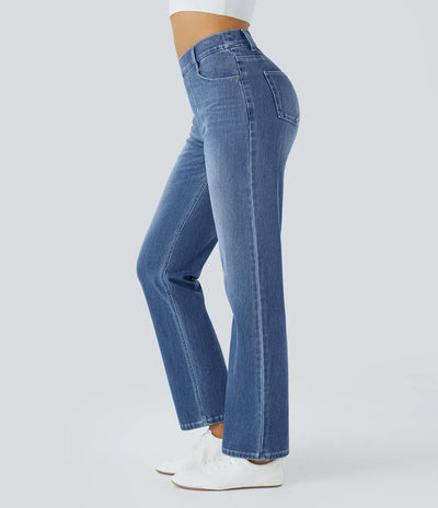 NOELLE High-Waisted Stretch Pants