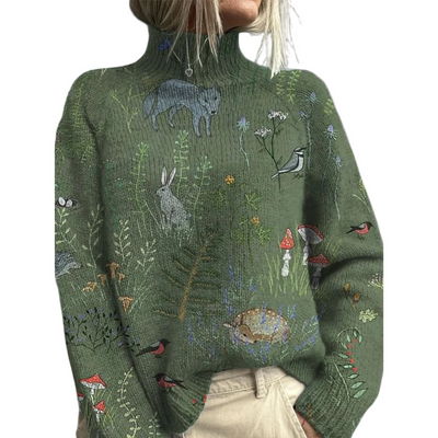 Evelyn Warm & Elegant Turtleneck Sweater
