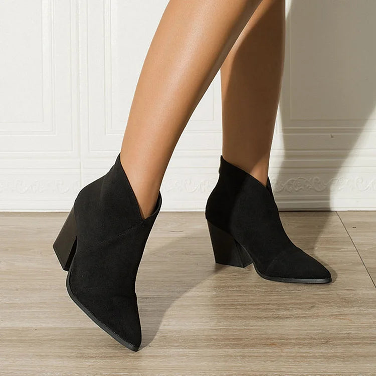 Emeryn Pointed Ankle Boots
