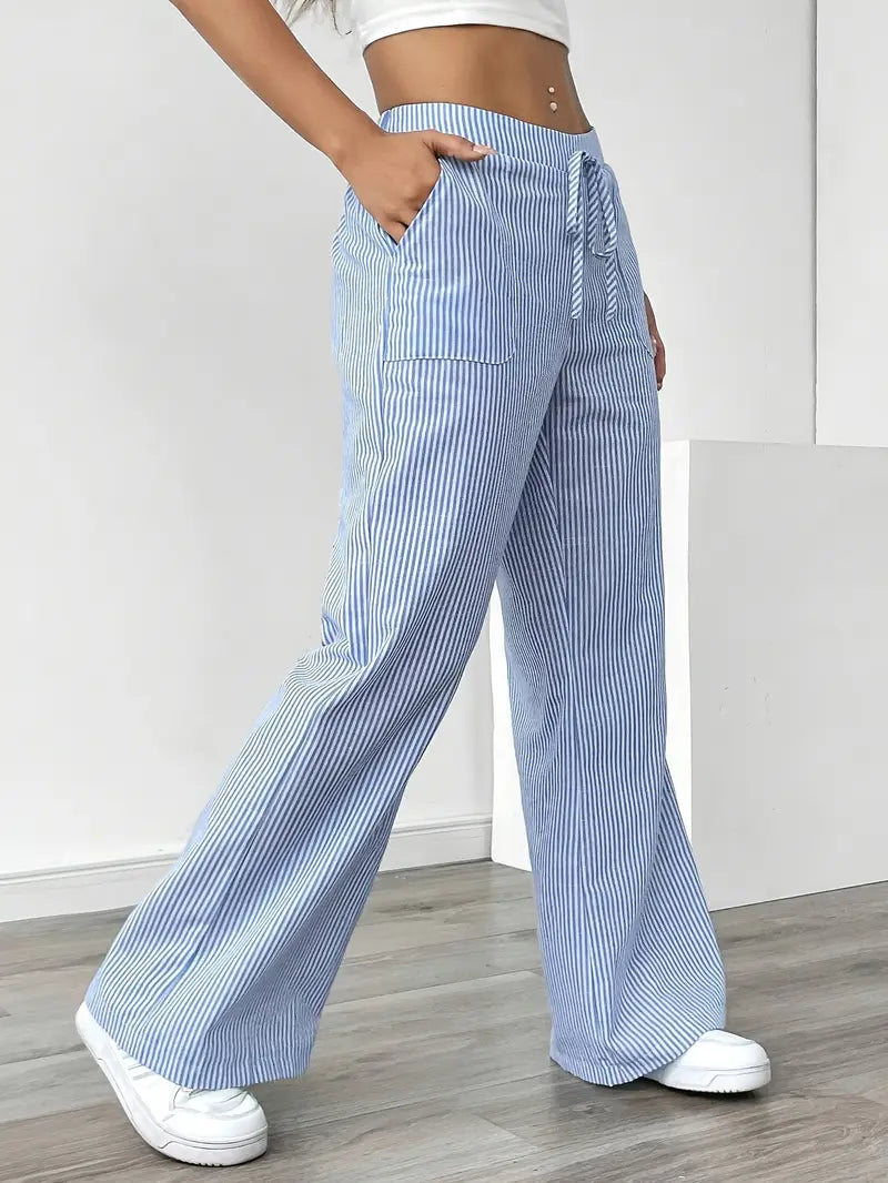 Elena Relaxed Stripe Pants