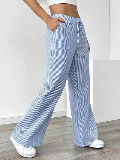 Elena Relaxed Stripe Pants