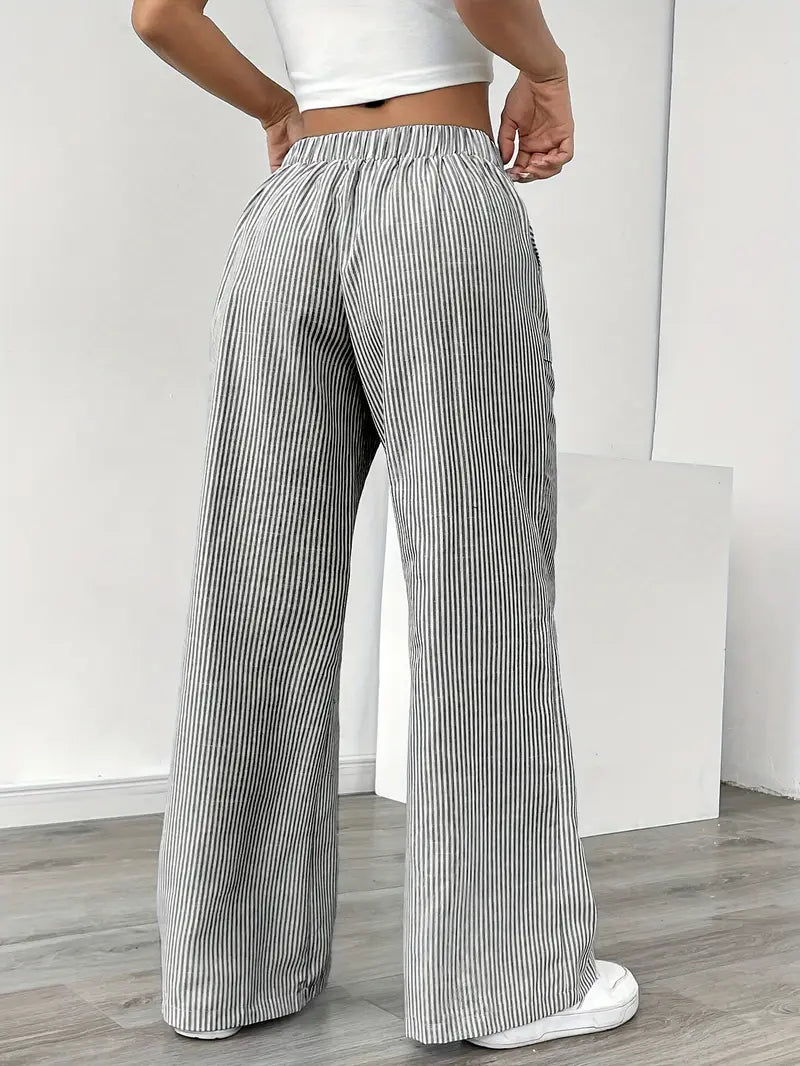 Elena Relaxed Stripe Pants