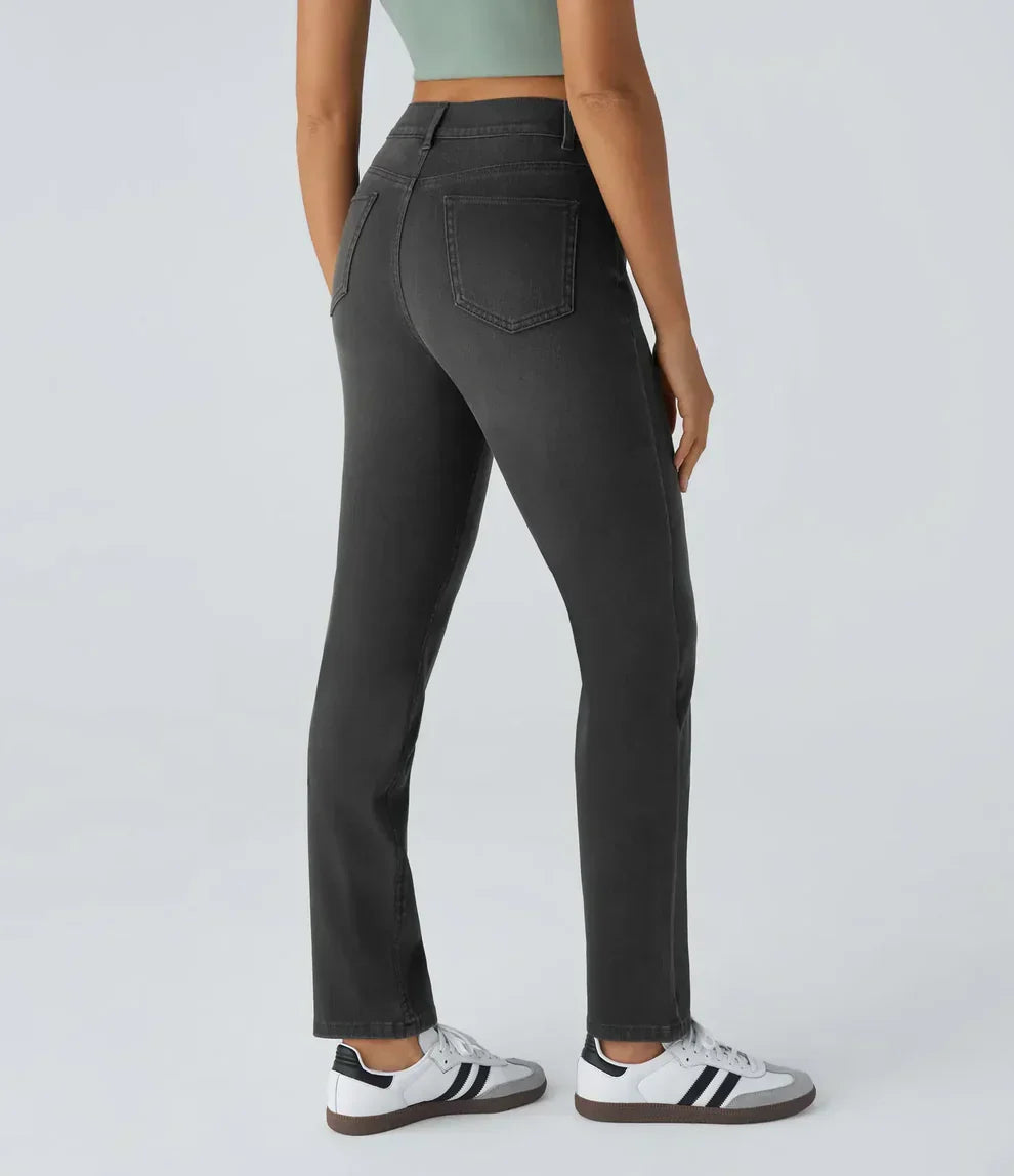NOELLE High-Waisted Stretch Pants