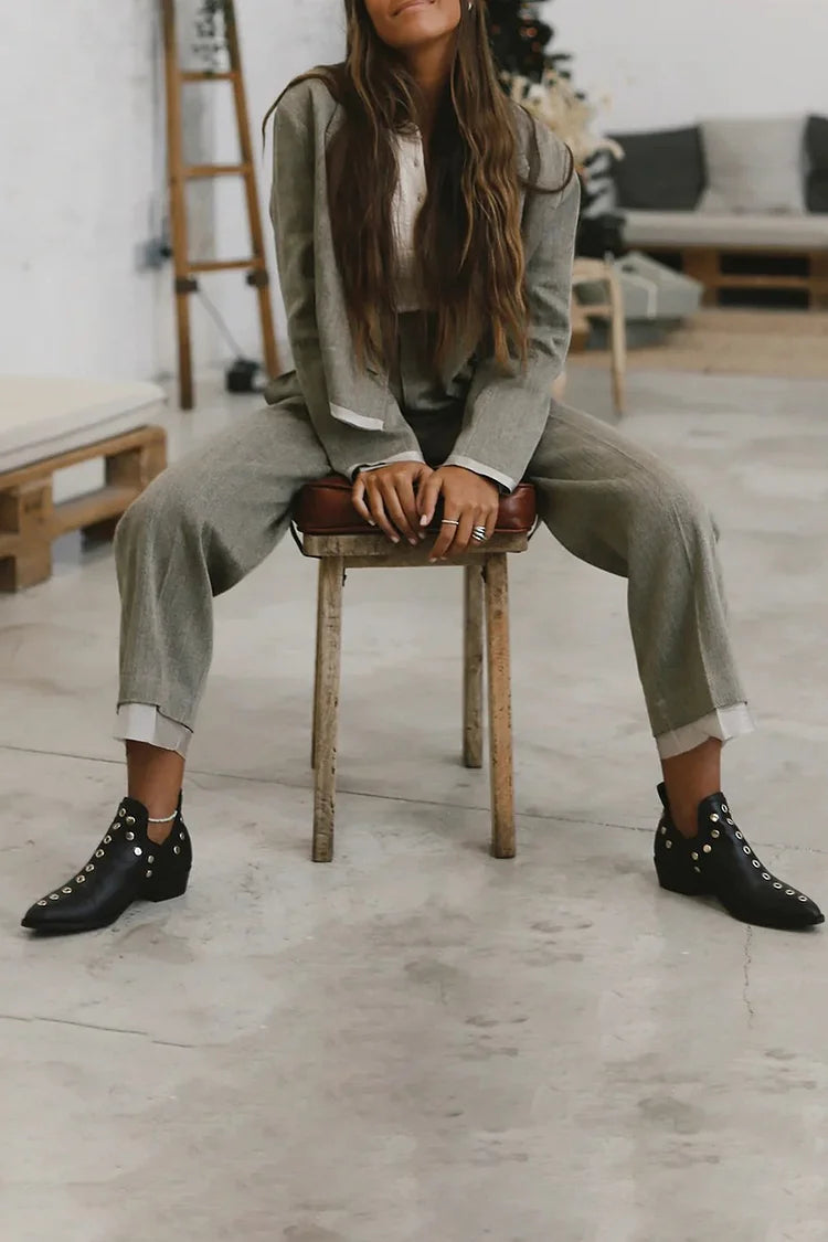 Arden Studded Pointed Boots