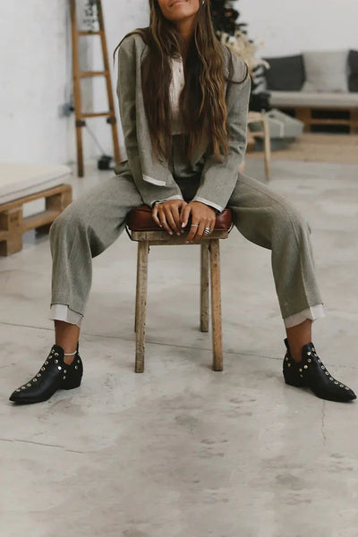 Arden Studded Pointed Boots