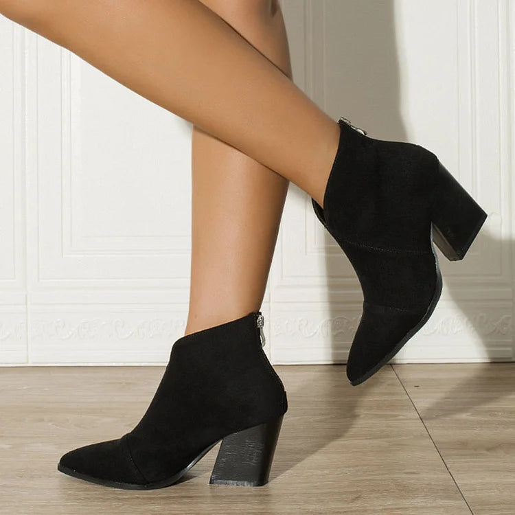 Emeryn Pointed Ankle Boots