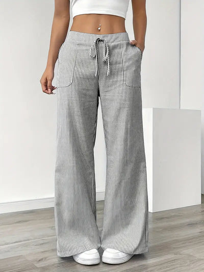 Elena Relaxed Stripe Pants