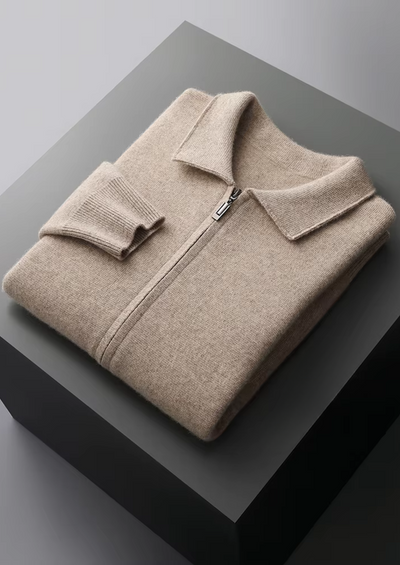 Ultra-Fine Merino Wool Zip