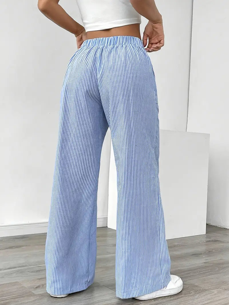 Elena Relaxed Stripe Pants