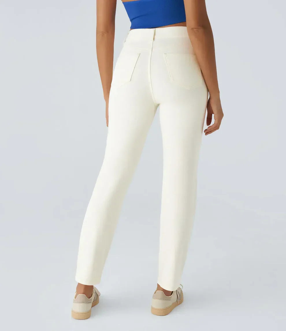 NOELLE High-Waisted Stretch Pants
