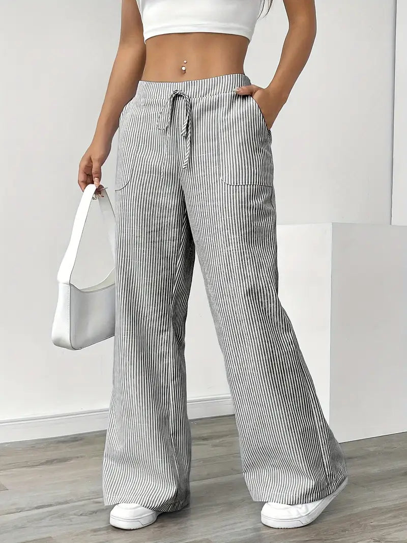 Elena Relaxed Stripe Pants