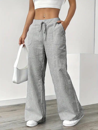 Elena Relaxed Stripe Pants