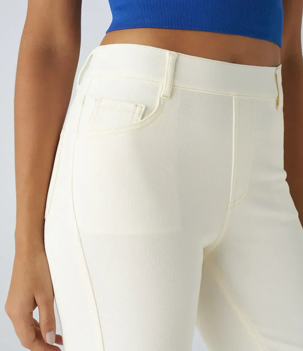 NOELLE High-Waisted Stretch Pants