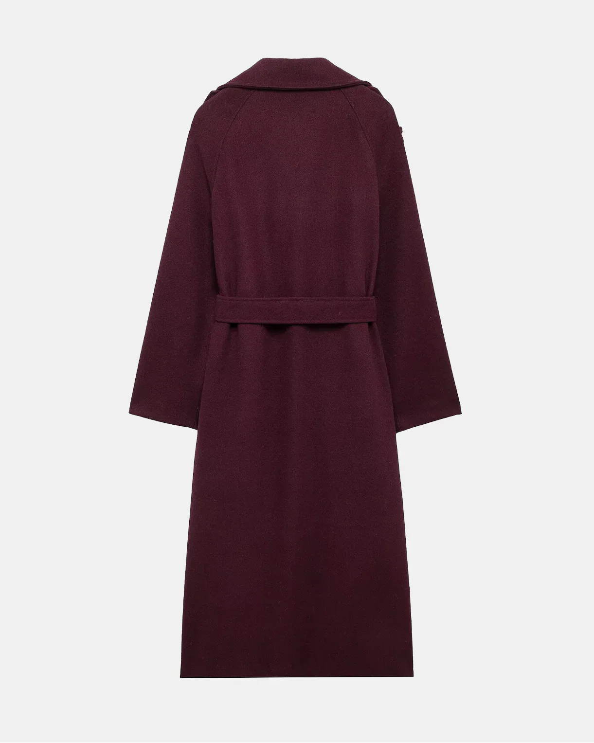 Marlowe Burgundy Trench Coat