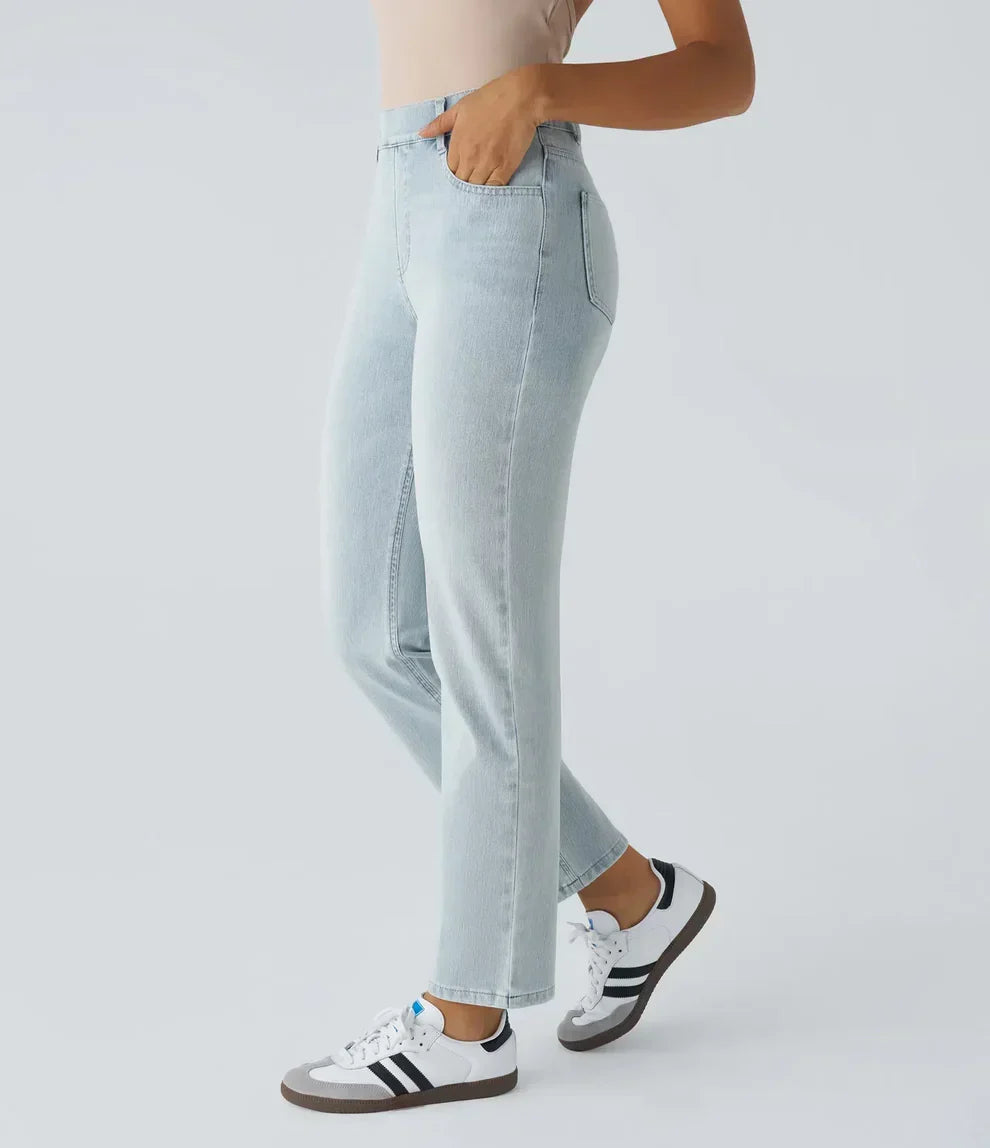 NOELLE High-Waisted Stretch Pants