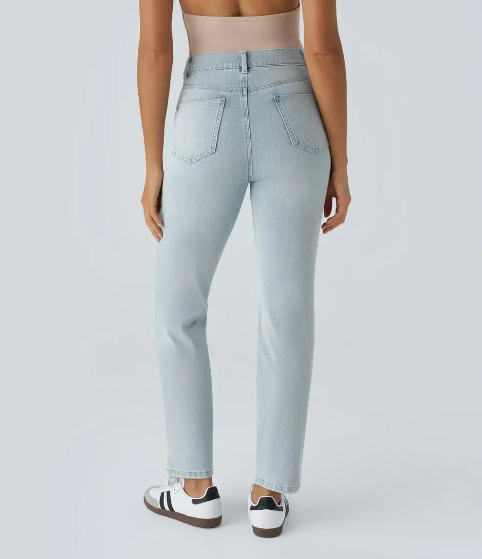 NOELLE High-Waisted Stretch Pants