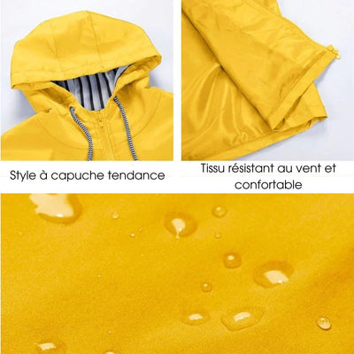 Ashlie Waterproof Windbreaker Jacket