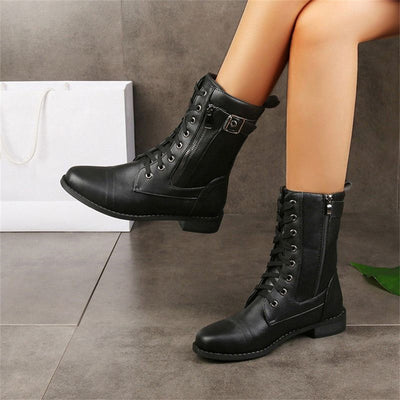 Ericka Zipper Boots