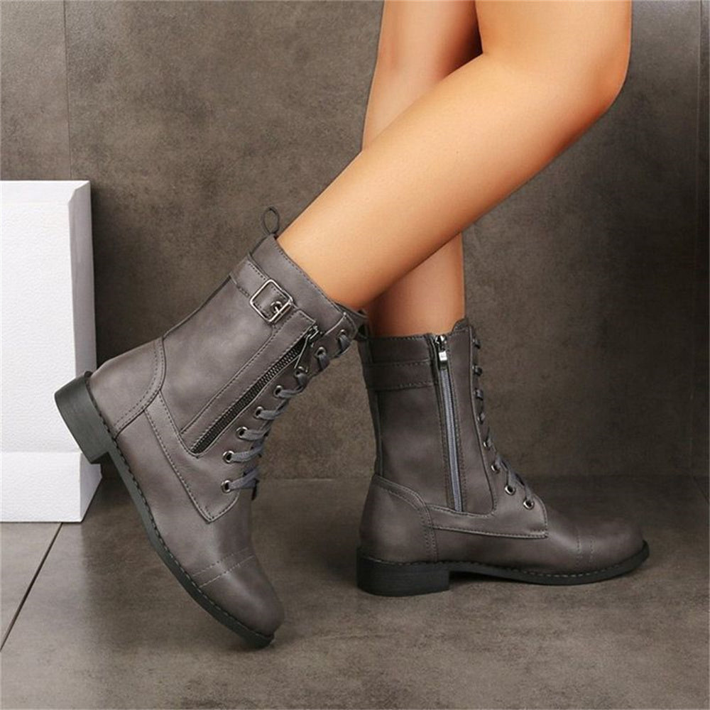 Ericka Zipper Boots