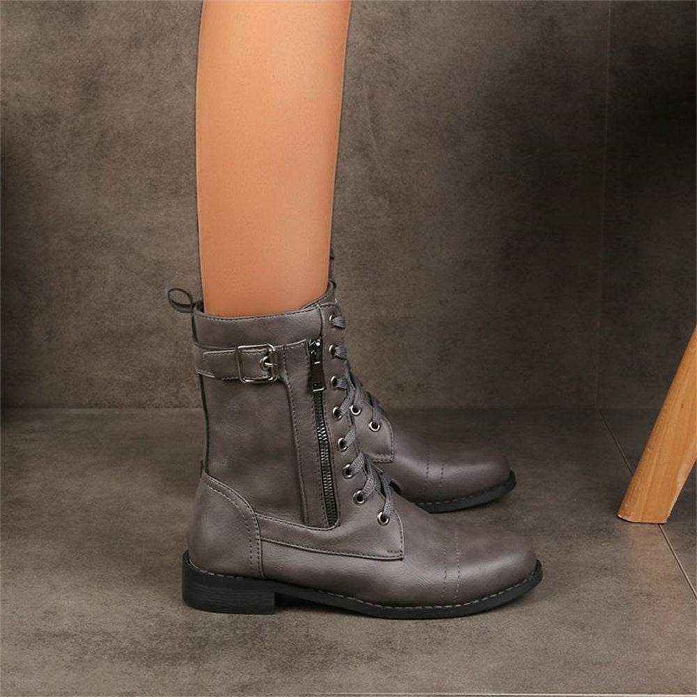 Ericka Zipper Boots