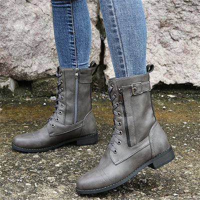 Ericka Zipper Boots