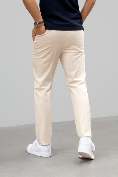 Beige Maurizio Trousers
