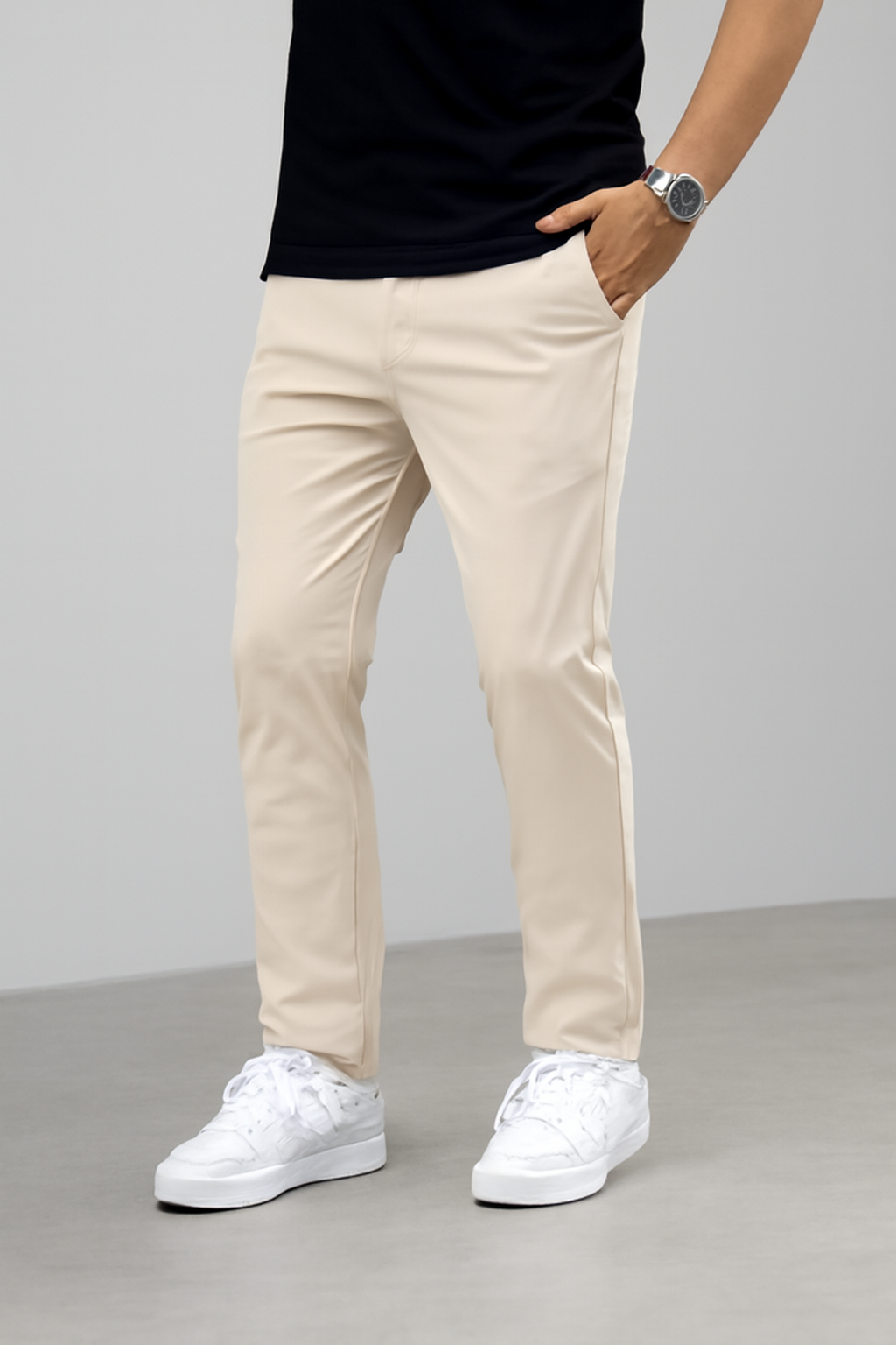 Beige Maurizio Trousers