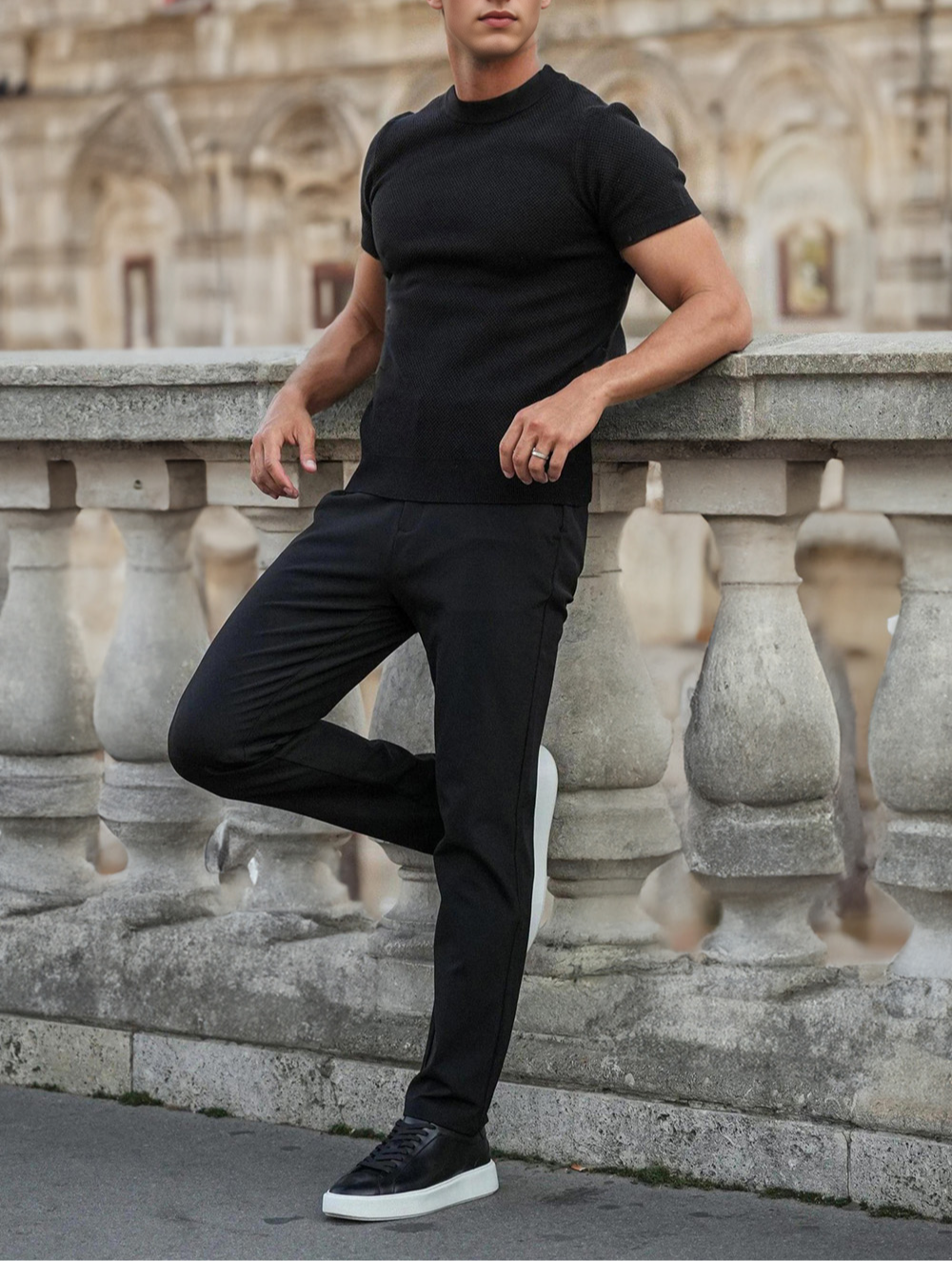 Black Motion Trousers