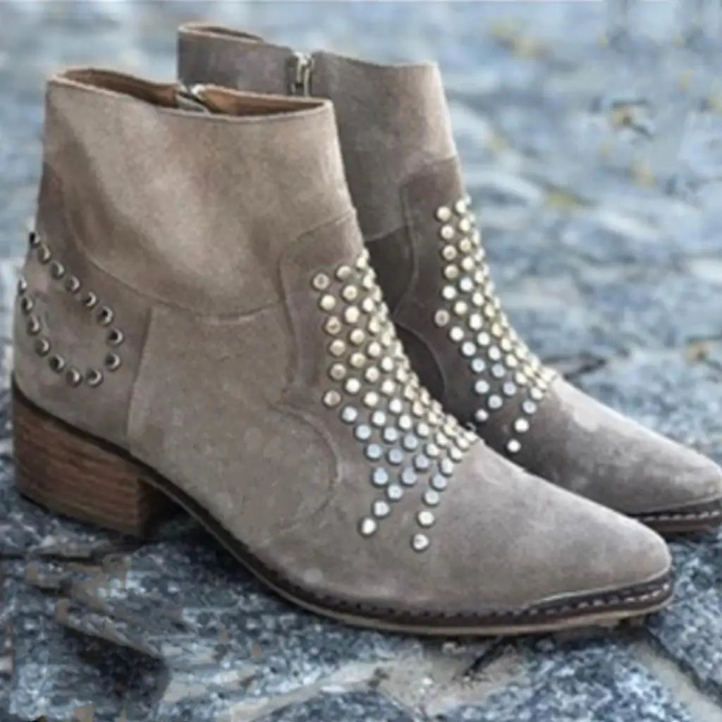 Sloane Studded Edge Boots