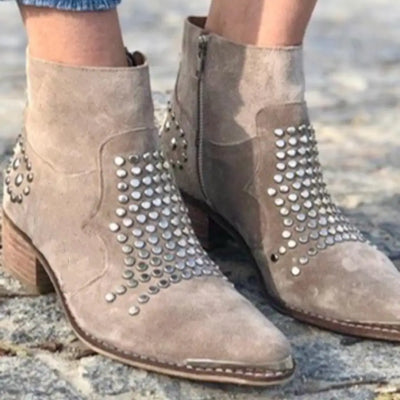 Sloane Studded Edge Boots