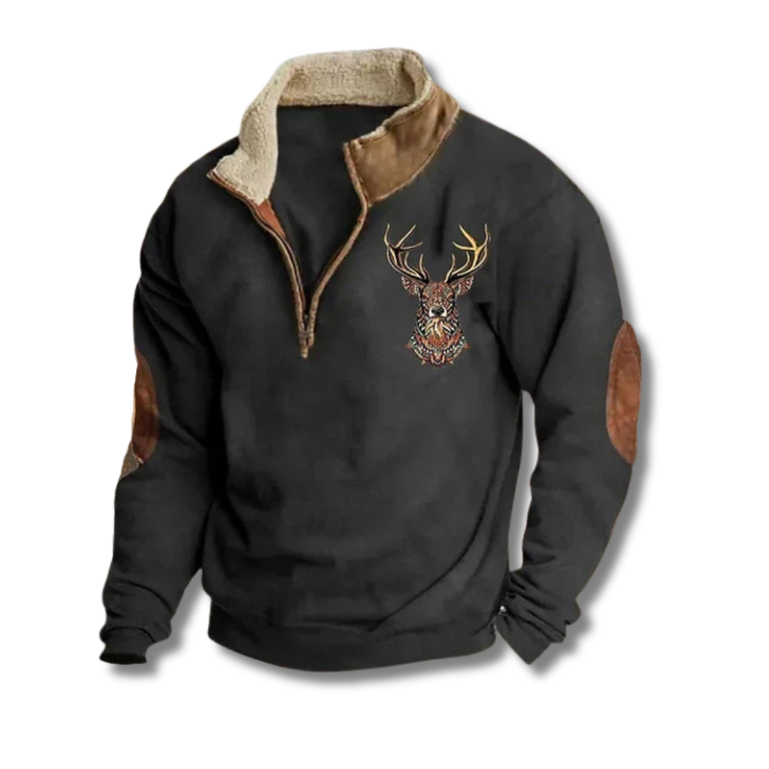 Mason – Detailed Deer Sweater