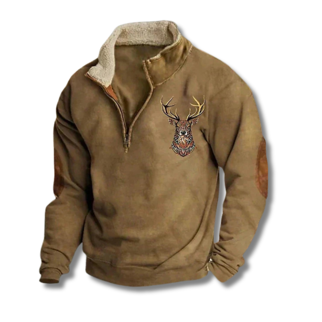 Mason – Detailed Deer Sweater