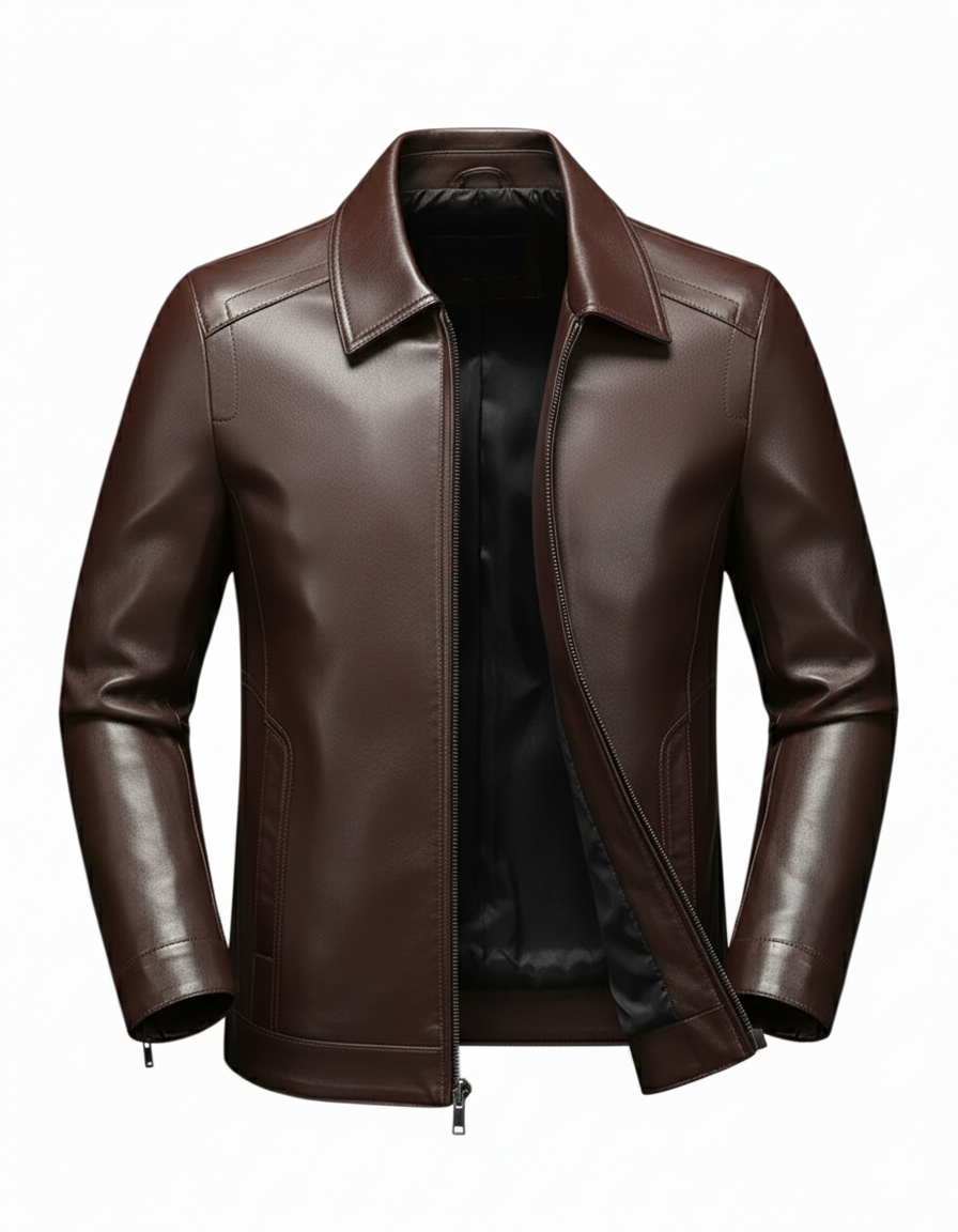 Relaxed Leather Jacket