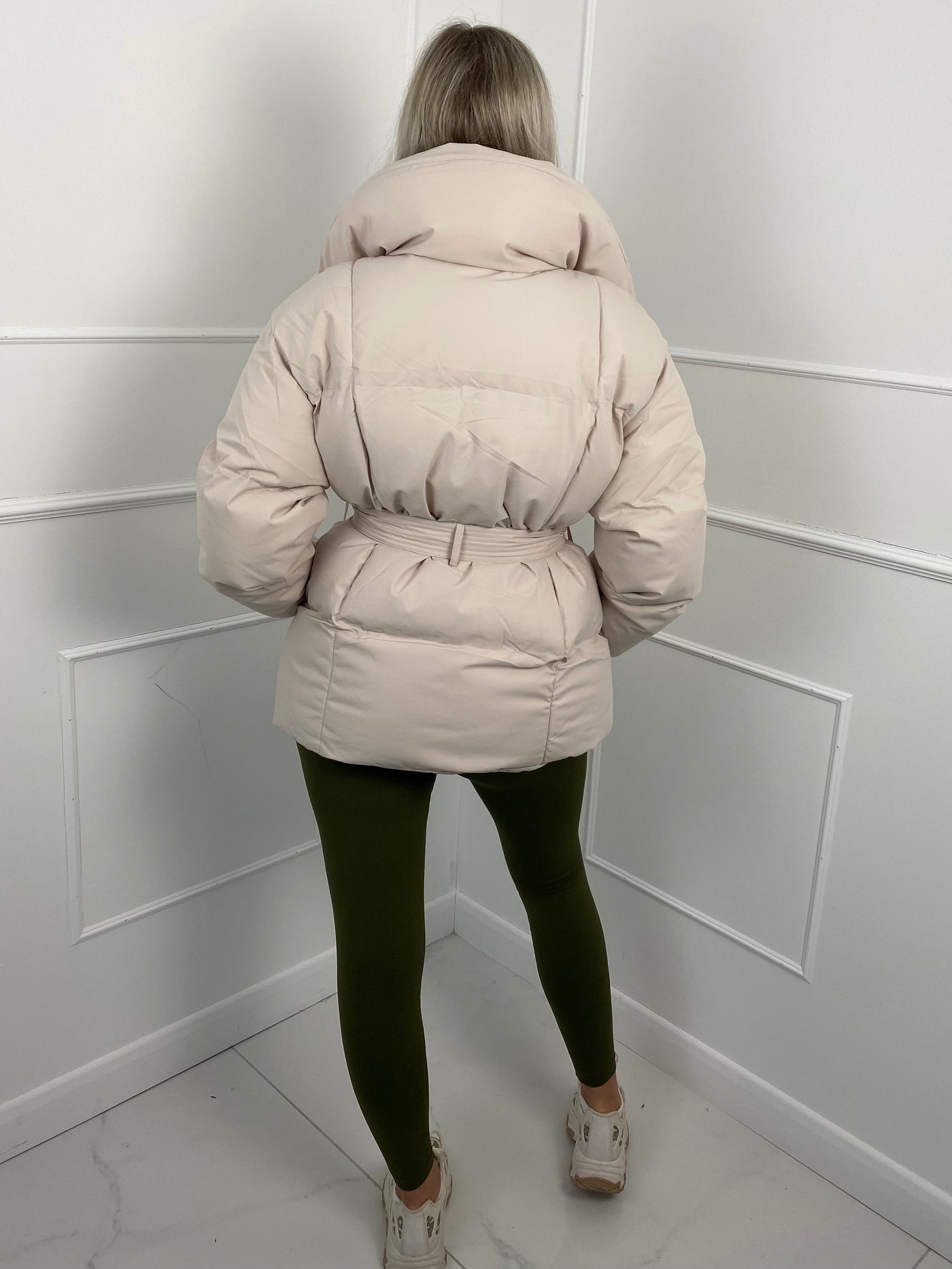 Emily - Short Belted Puffer Jacket