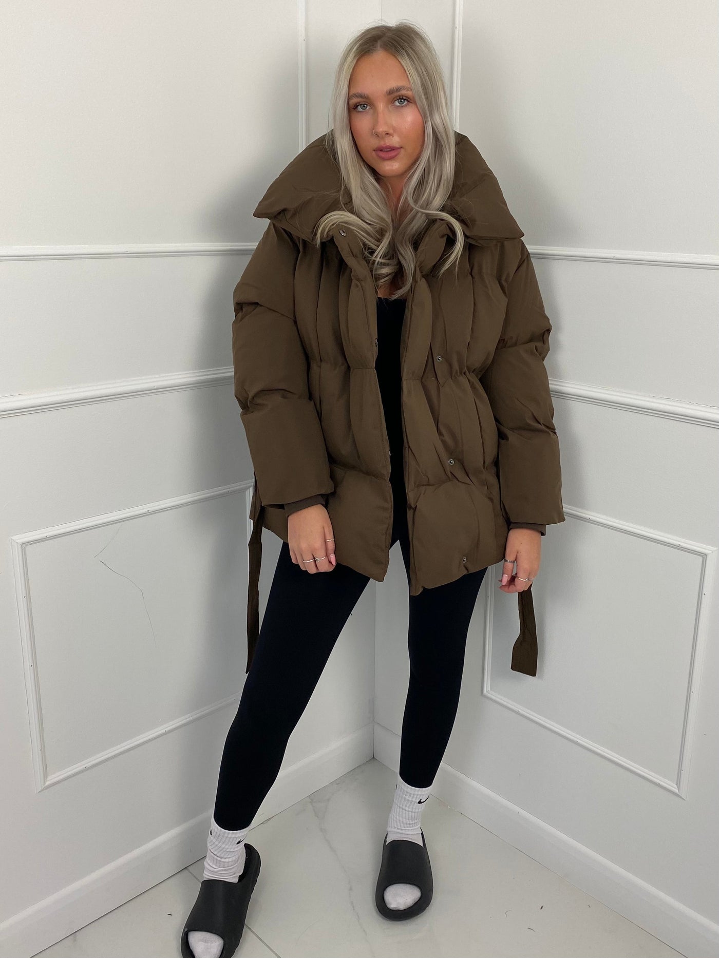 Emily - Short Belted Puffer Jacket
